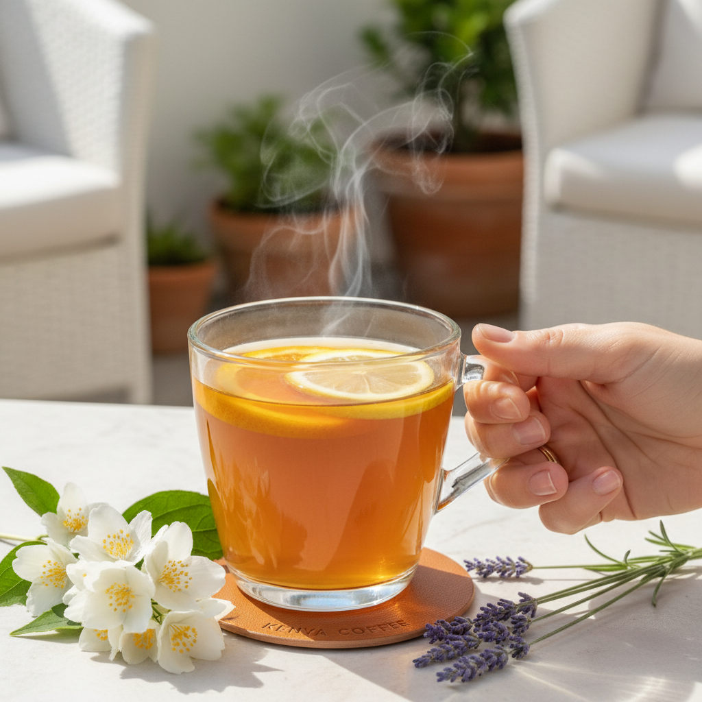 Kenya coffee lifestyle - orange, lemon, floral notes