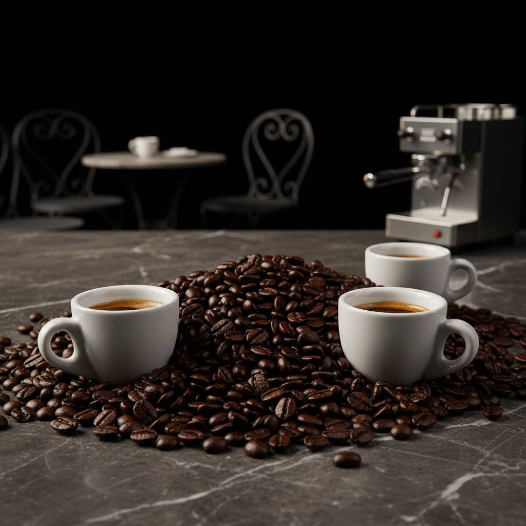 Italian Roast coffee - darkest roast, intense espresso-style