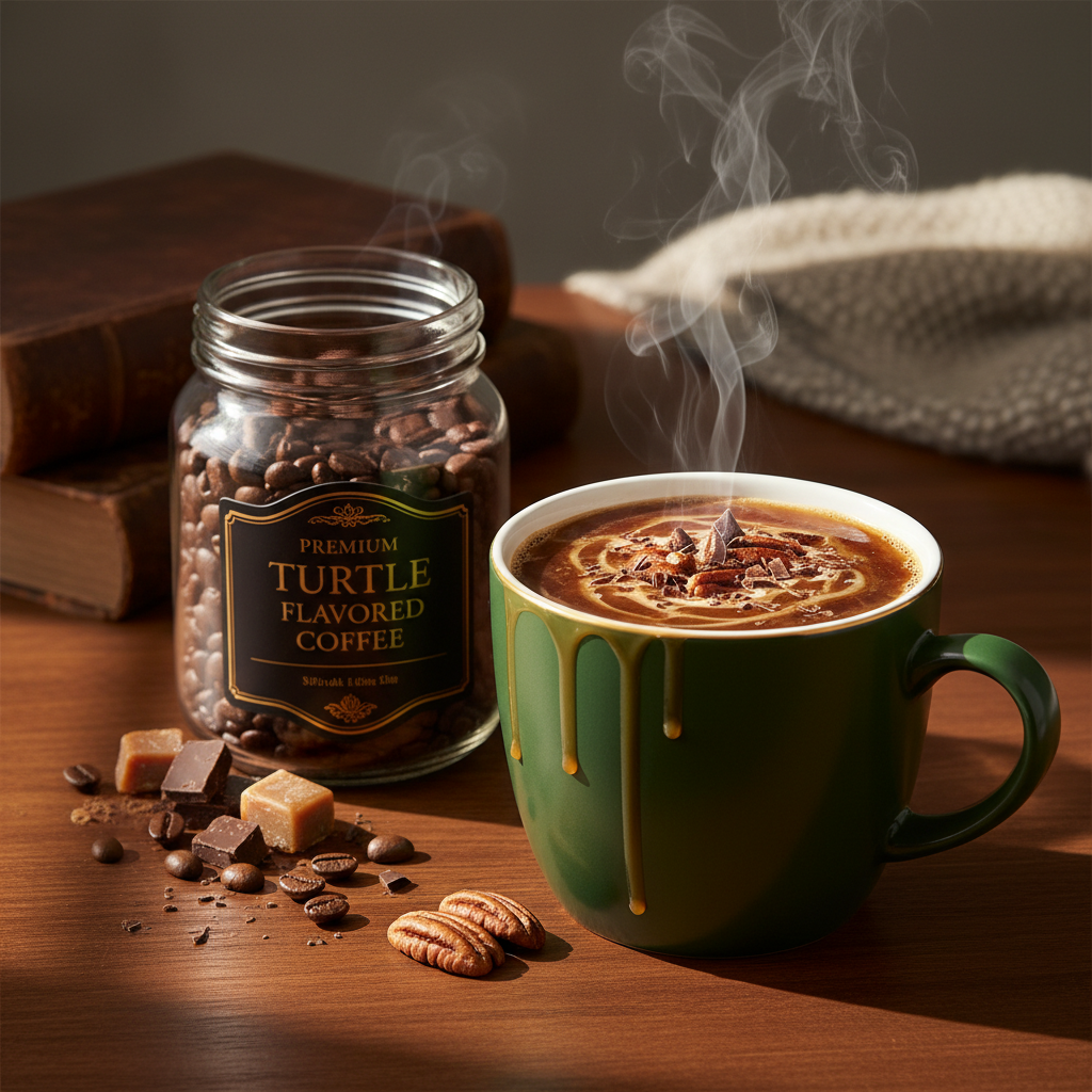 Turtle flavored coffee