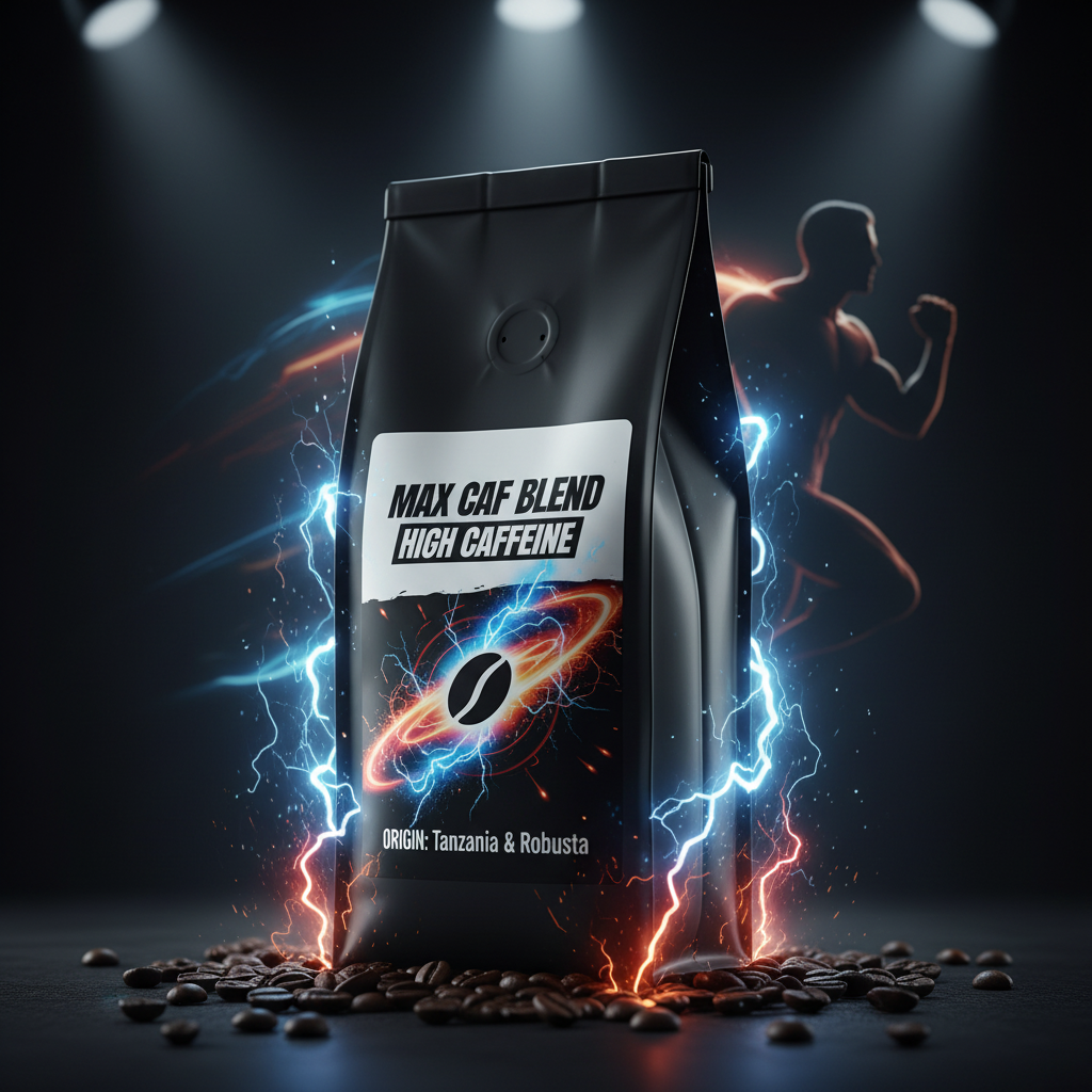 Max Caf Blend high caffeine coffee