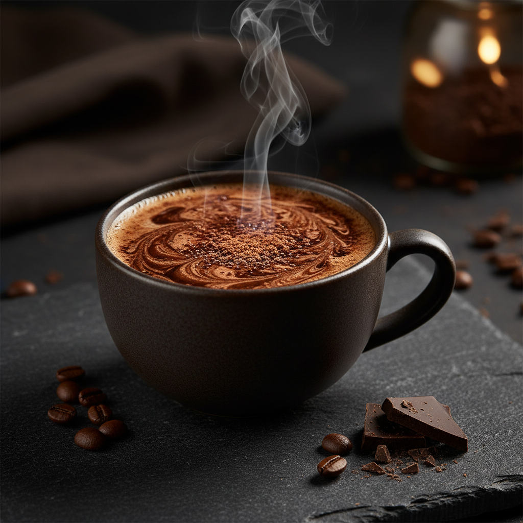 Mocha flavored coffee