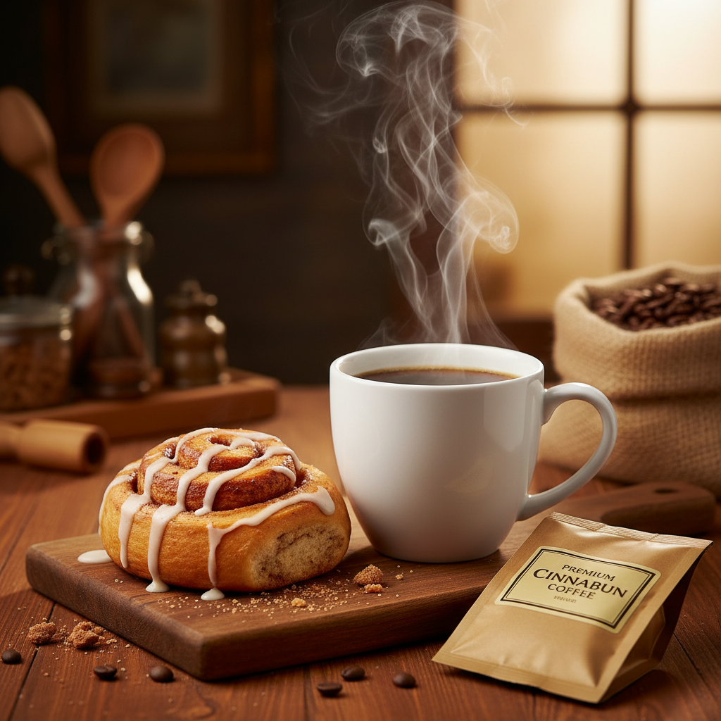 Cinnabun flavored coffee