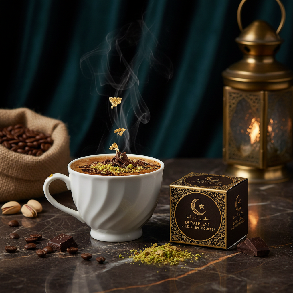 Dubai Chocolate flavored coffee
