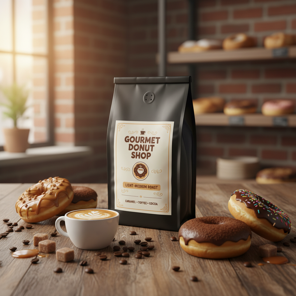 Gourmet Donut Shop coffee