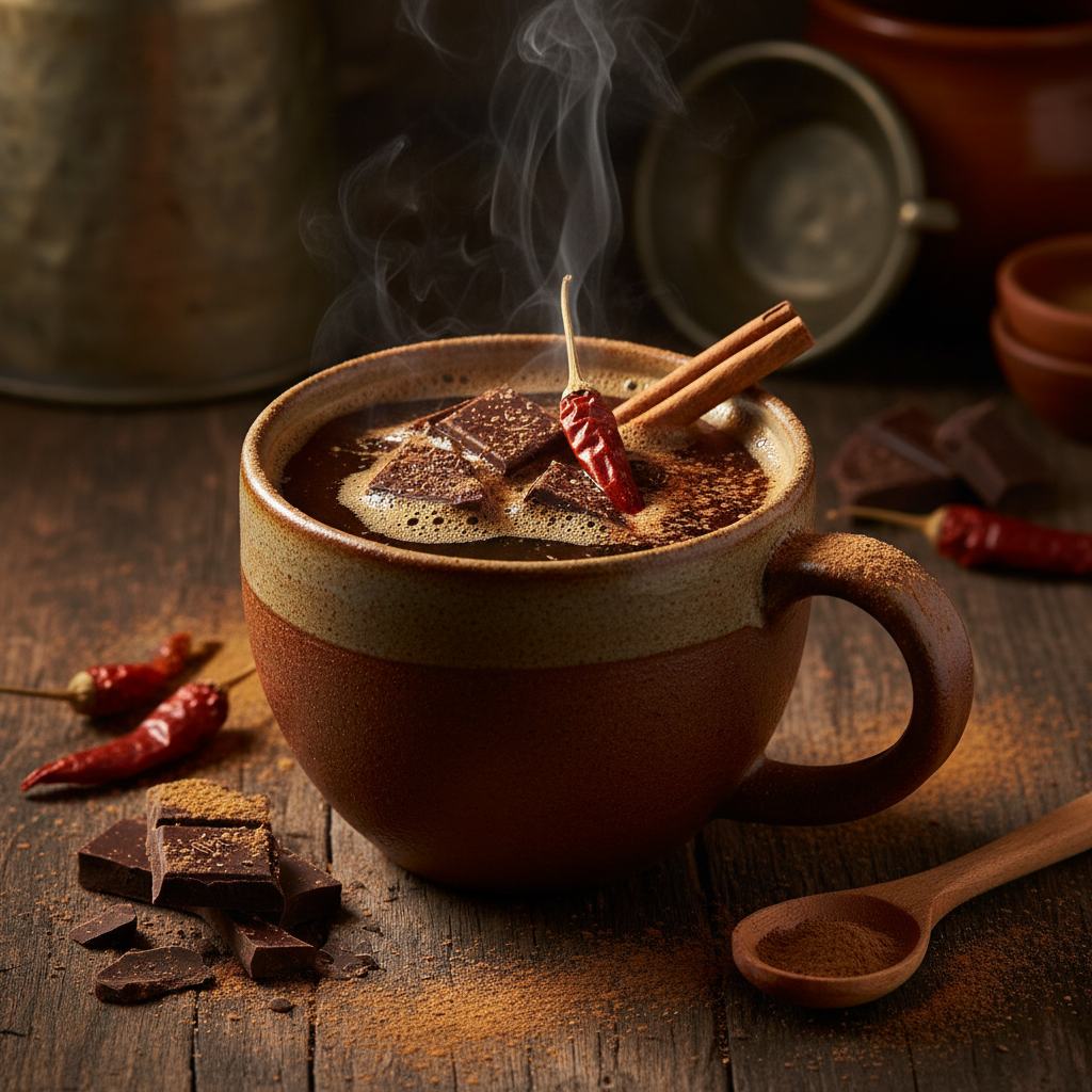 Mexican Chocolate flavored coffee