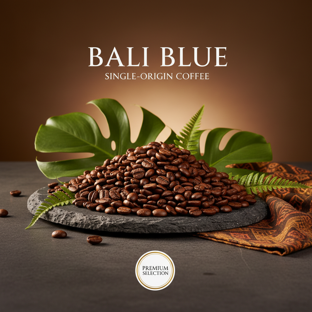 Bali Blue single-origin coffee beans from Indonesia