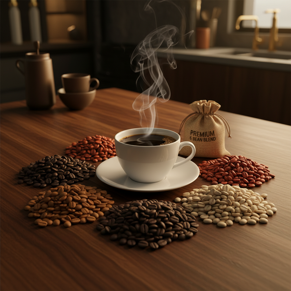 6 Bean Blend coffee